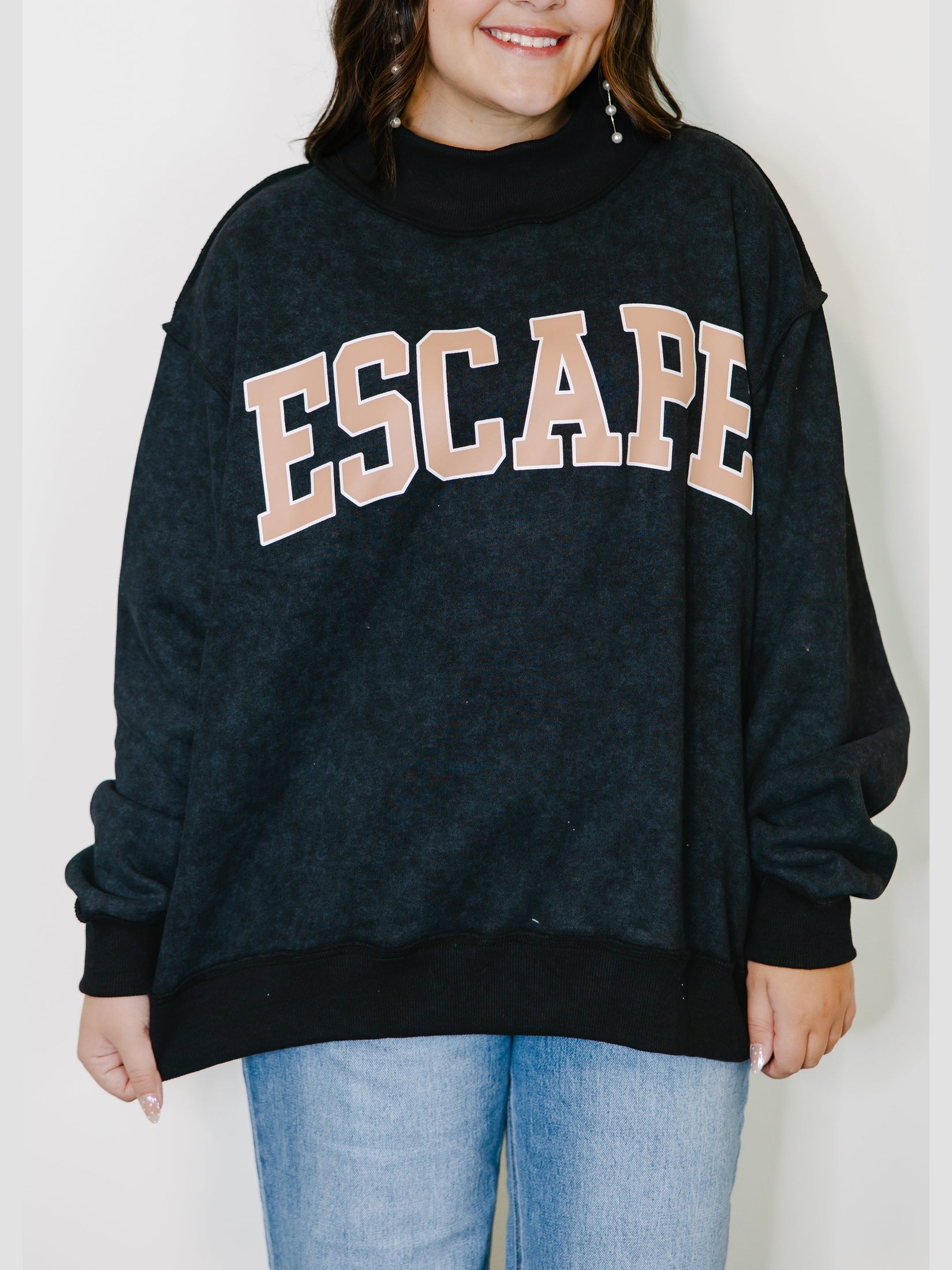 ESCAPE Mock Neck Sweatshirt shop-escape-outdoors