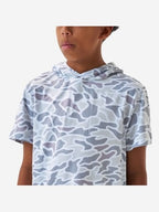 Youth Short Sleeve Performance Hoodie shop-escape-outdoors