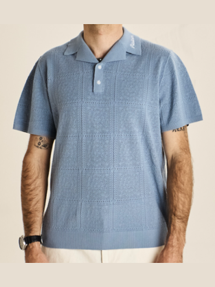 Men's Resort Crochet Polo shop-escape-outdoors