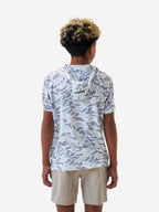 Youth Short Sleeve Performance Hoodie shop-escape-outdoors