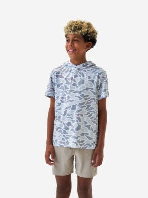 Youth Short Sleeve Performance Hoodie shop-escape-outdoors