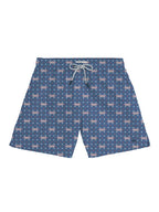Waffle House Stars Swim Trunk - Ensign Blue 6" shop-escape-outdoors