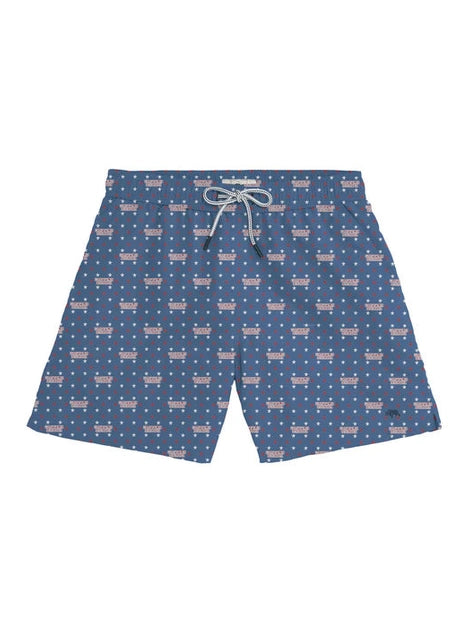 Waffle House Stars Swim Trunk - Ensign Blue 6" shop-escape-outdoors