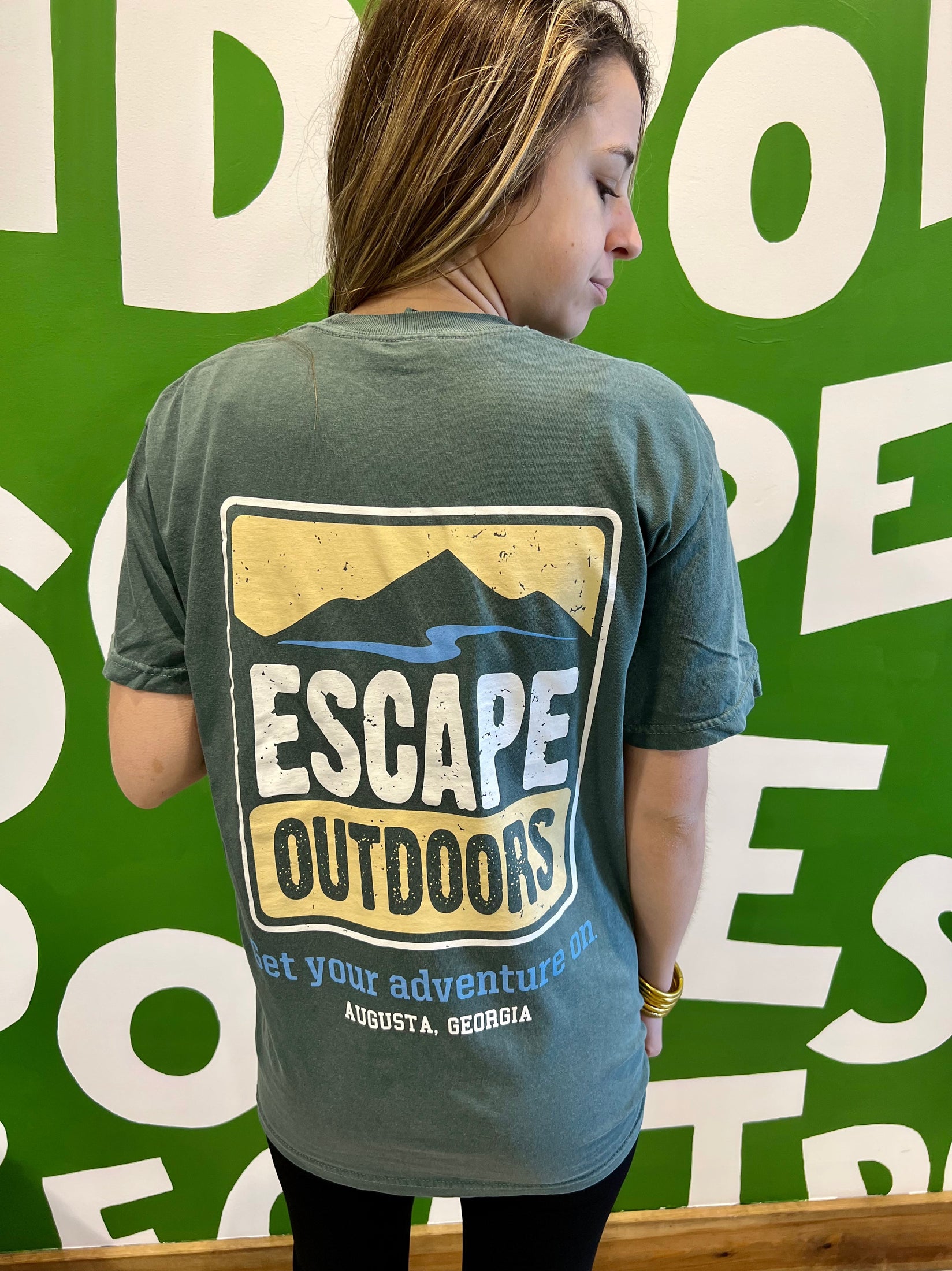 Khaki Logo SS Escape Tee shop-escape-outdoors