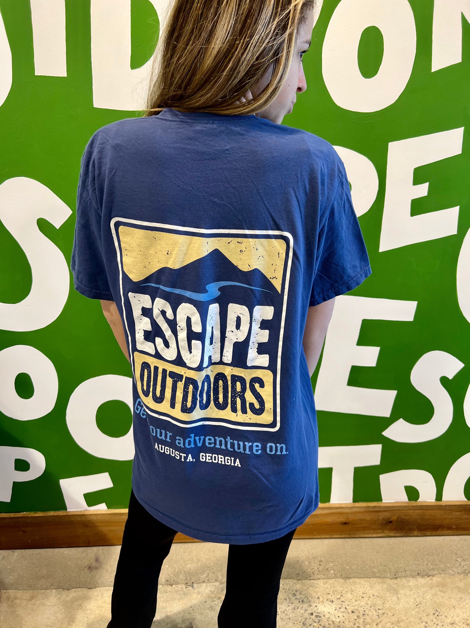 Khaki Logo SS Escape Tee shop-escape-outdoors