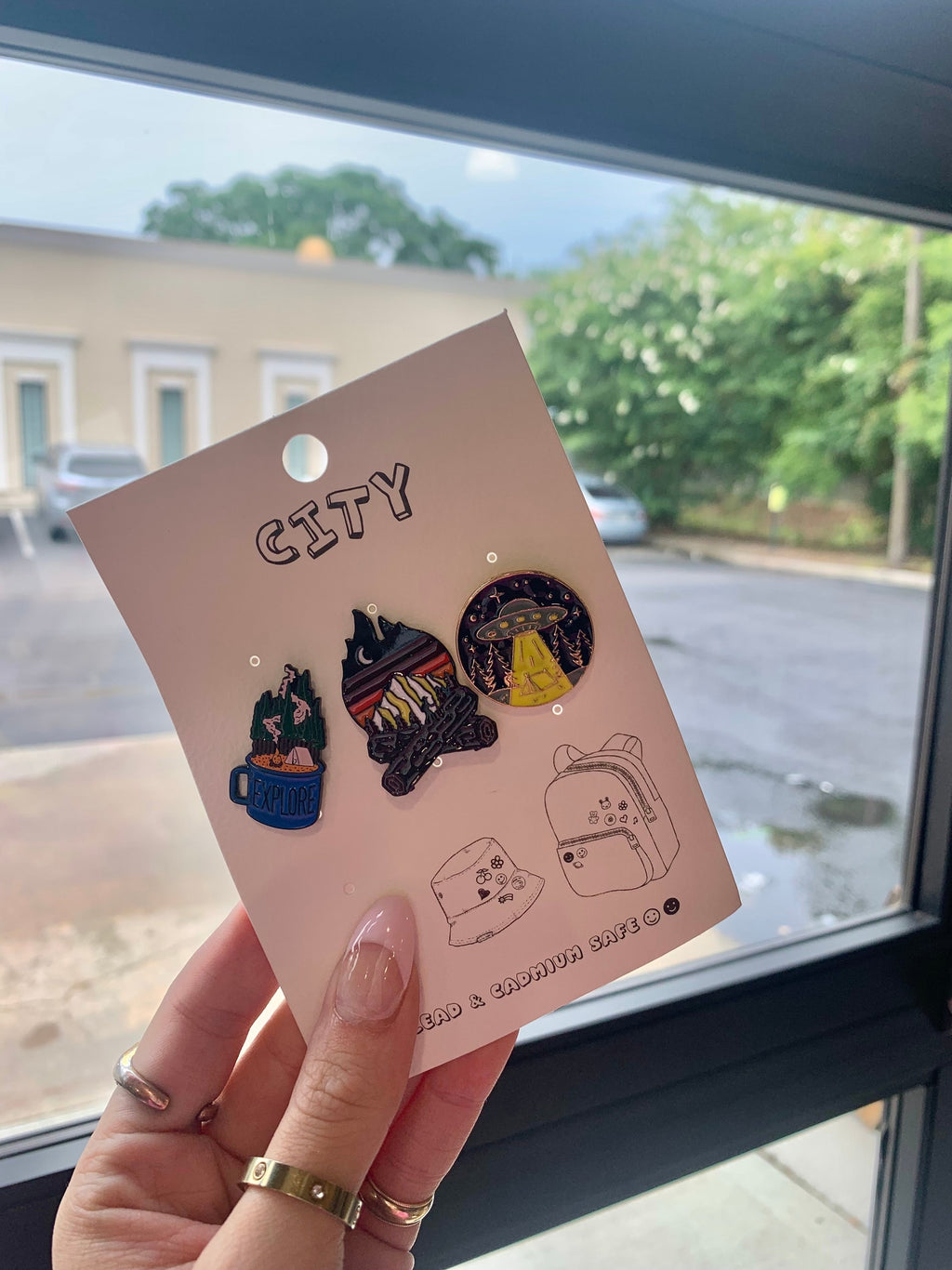 Camping Pins Set shop-escape-outdoors