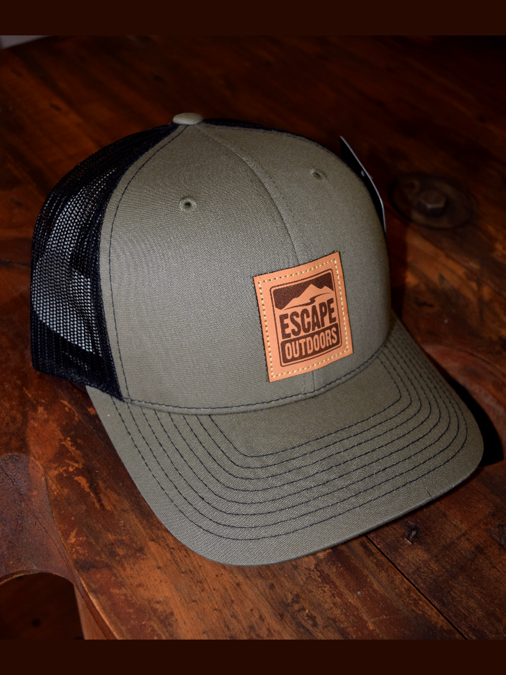 Escape Leather Patch Trucker Hat shop-escape-outdoors