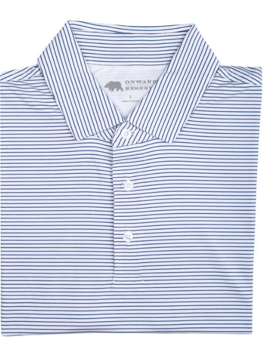 Birdie Stripe Performance Polo shop-escape-outdoors
