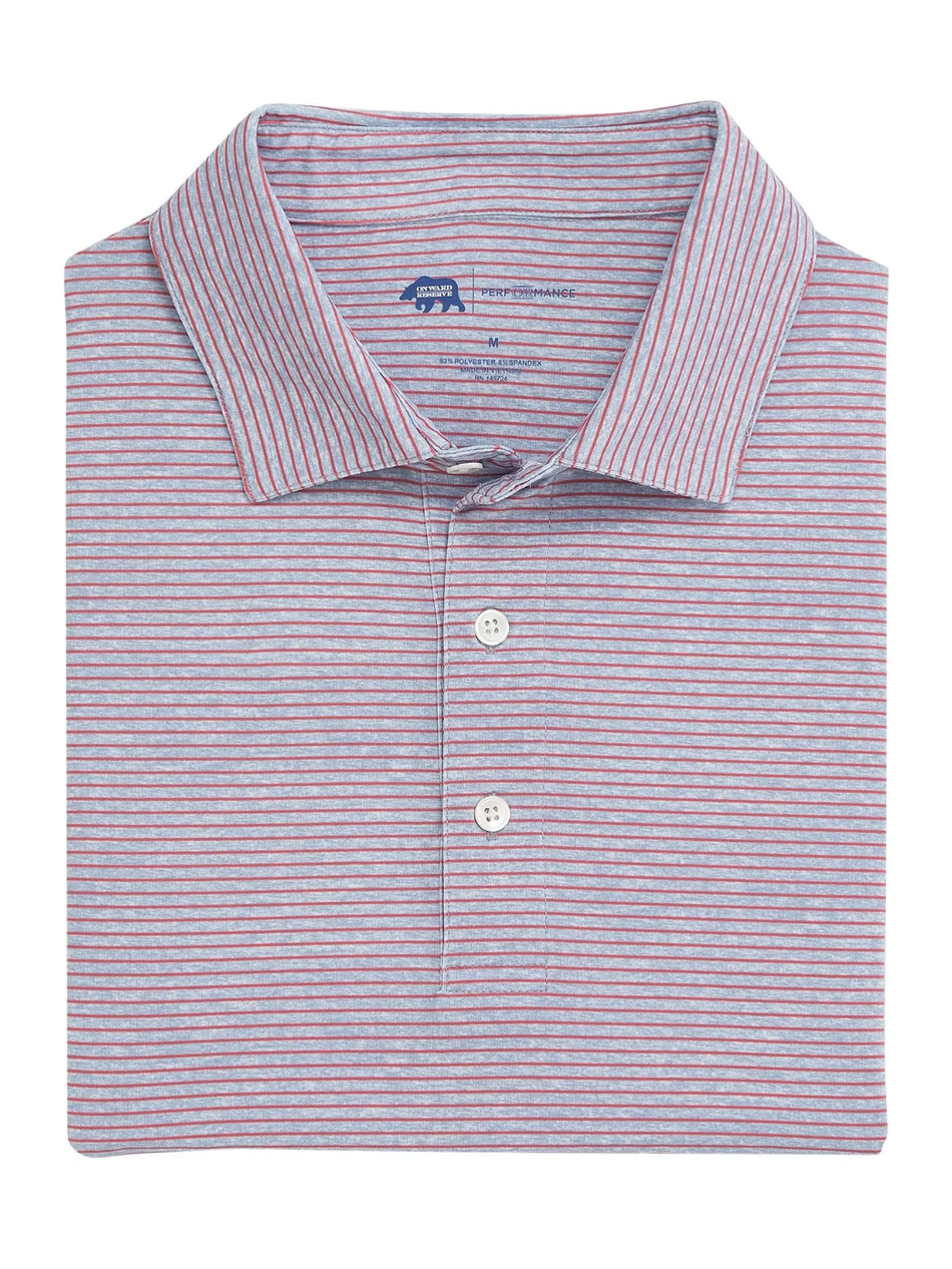 Birdie Stripe Performance Polo shop-escape-outdoors