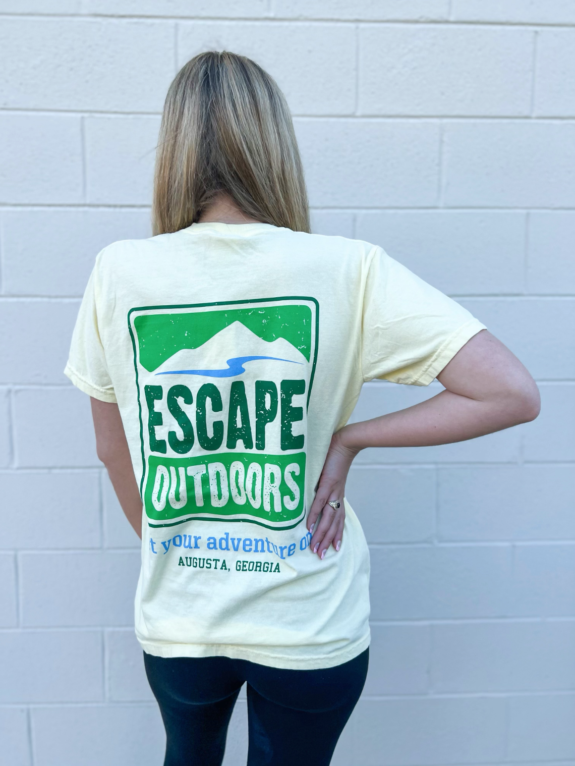 Green Logo SS Escape Pocket Tee shop-escape-outdoors