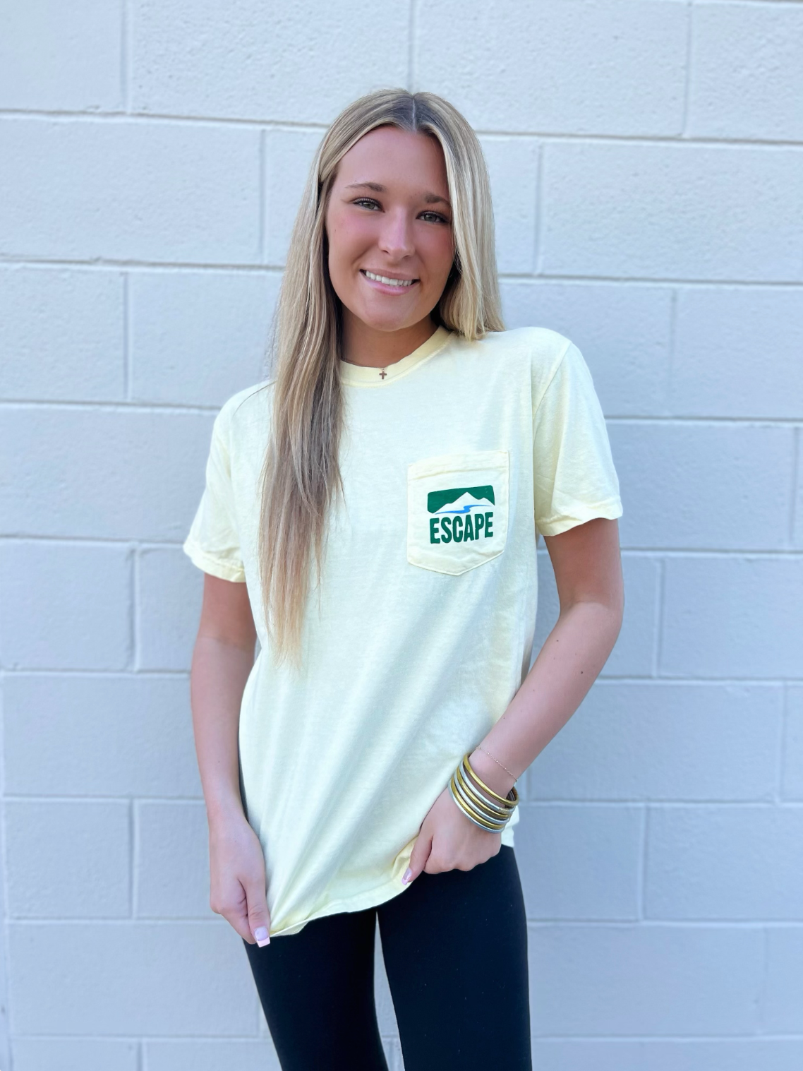 Green Logo SS Escape Pocket Tee shop-escape-outdoors