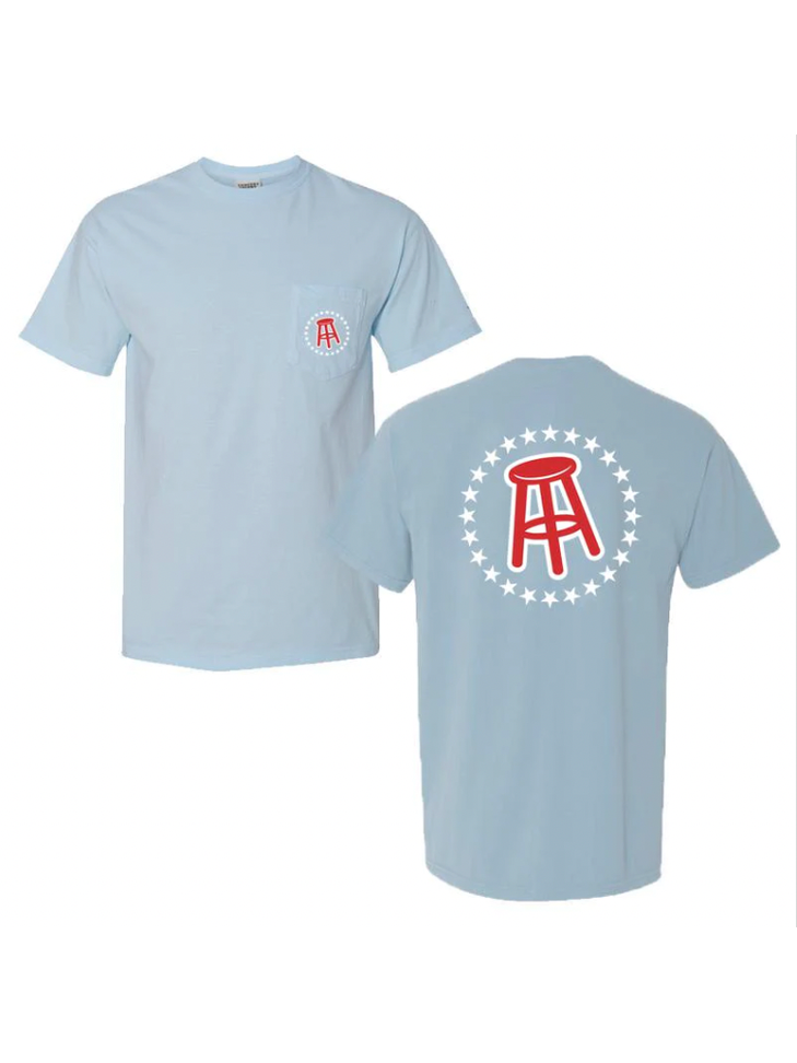 Stools and Stars Pocket Tee shop-escape-outdoors