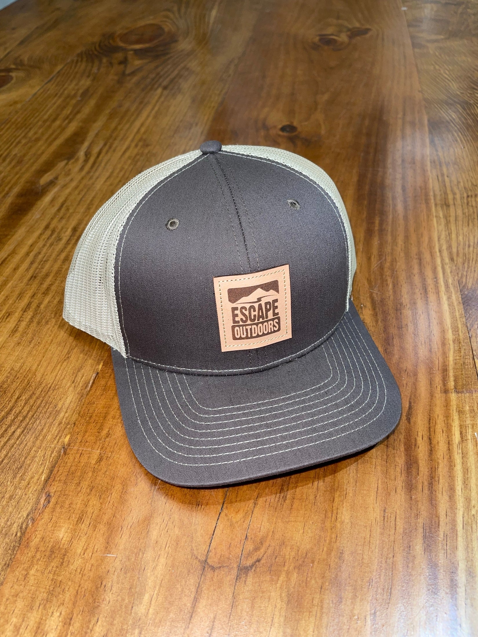 Escape Leather Patch Trucker Hat shop-escape-outdoors