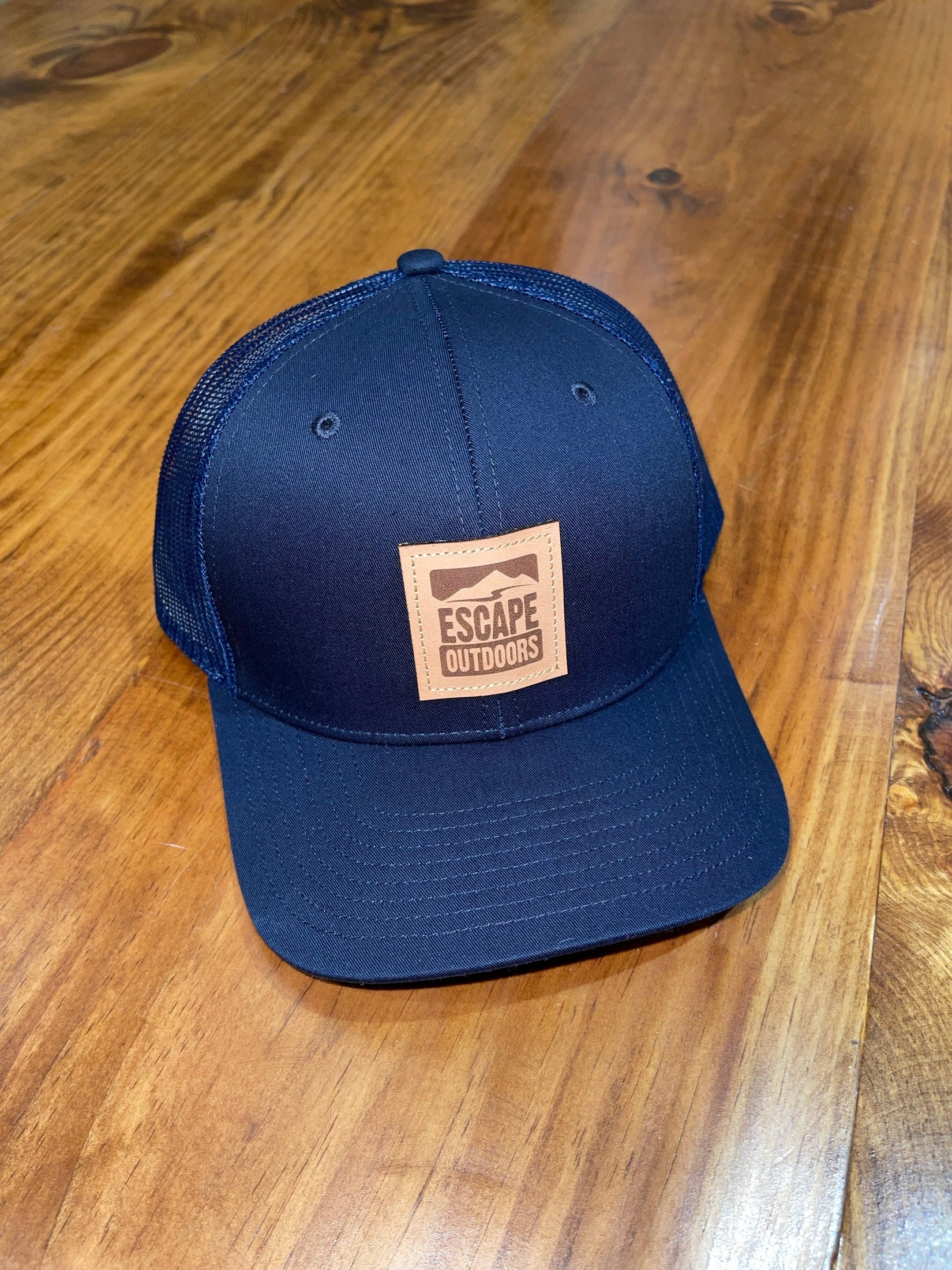Escape Leather Patch Trucker Hat shop-escape-outdoors